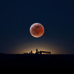 Total lunar eclipse 2026 Blood Moon phases over the United States night sky