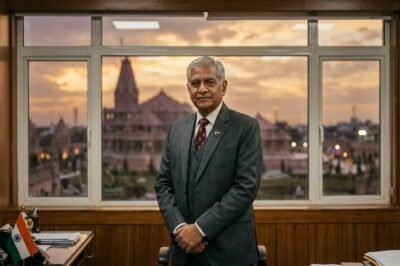 Air Marshal (retd.) Jeetendra Mishra Appointed First CEO of Ram Temple Trust: A New Era of Administrative Excellence