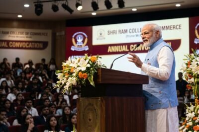 PM Modi Recycles Half Water-Half Air Line At Shri Ram College, 13 Years After Big Launch Speech – NDTV