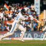 Tilak Varma batting with focus during the Duleep Trophy final against East Zone.