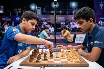 Precision and Pressure: The Technical Heartbreak of Abhimanyu Mishra at the Global Chess League