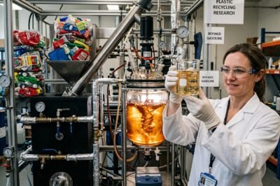 Revolutionary Chemical Recycling: Turning Plastic Waste Into High-Grade Gasoline and Diesel