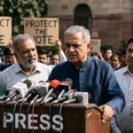 A high-stakes political standoff between the Chief Election Commission and opposition leaders over election integrity and SIR reports.