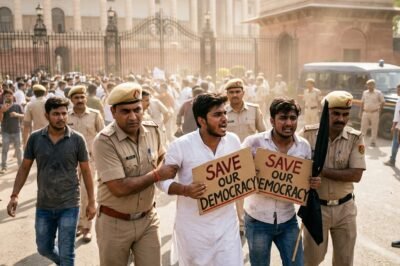 Protesters Seeking India Election Chief’s Ouster Detained Amidst Rising Political Tensions and Contested Rhetoric