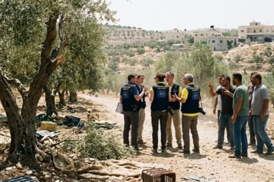 Violent Confrontation in the West Bank: European Diplomats and French Mayor Targeted During Olive Harvest