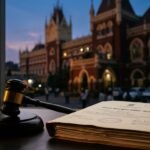 A legal gavel resting on a map of West Bengal, symbolizing the Calcutta High Court's decision on OBC reservations.