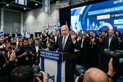 Netanyahu’s Bloc Leads in Israel Elections but Falls Short of Majority
